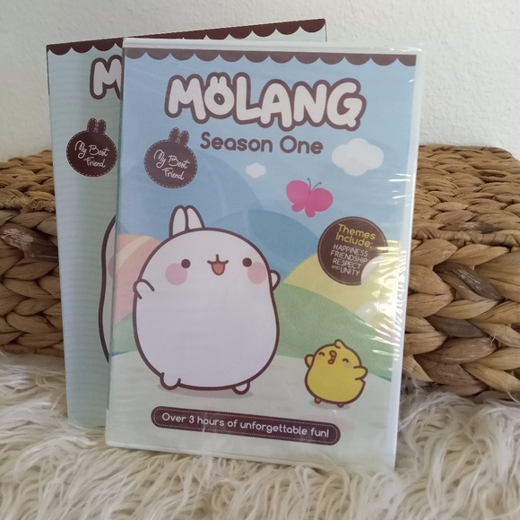 MOLANG 2 DVDs Season 1 & 2 BRAND NEW SEALED * 6 Hours Friendship Caring Respect - Picture 5 of 5